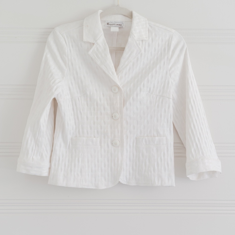 White Elliott Lauren Jacket